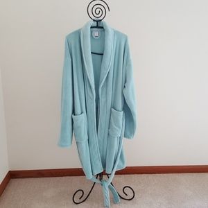 Simple Pleasures * Plush mint green robe